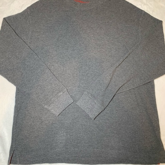 L.L. Bean 100% Cotton Dark Gray Crew Neck Sweater Men’s Large-reg - Picture 1 of 5